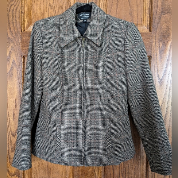 Alanni by Donny Brook 100% Wool Zipper Front Jacket & Trousers - Size 6P - Picture 2 of 9